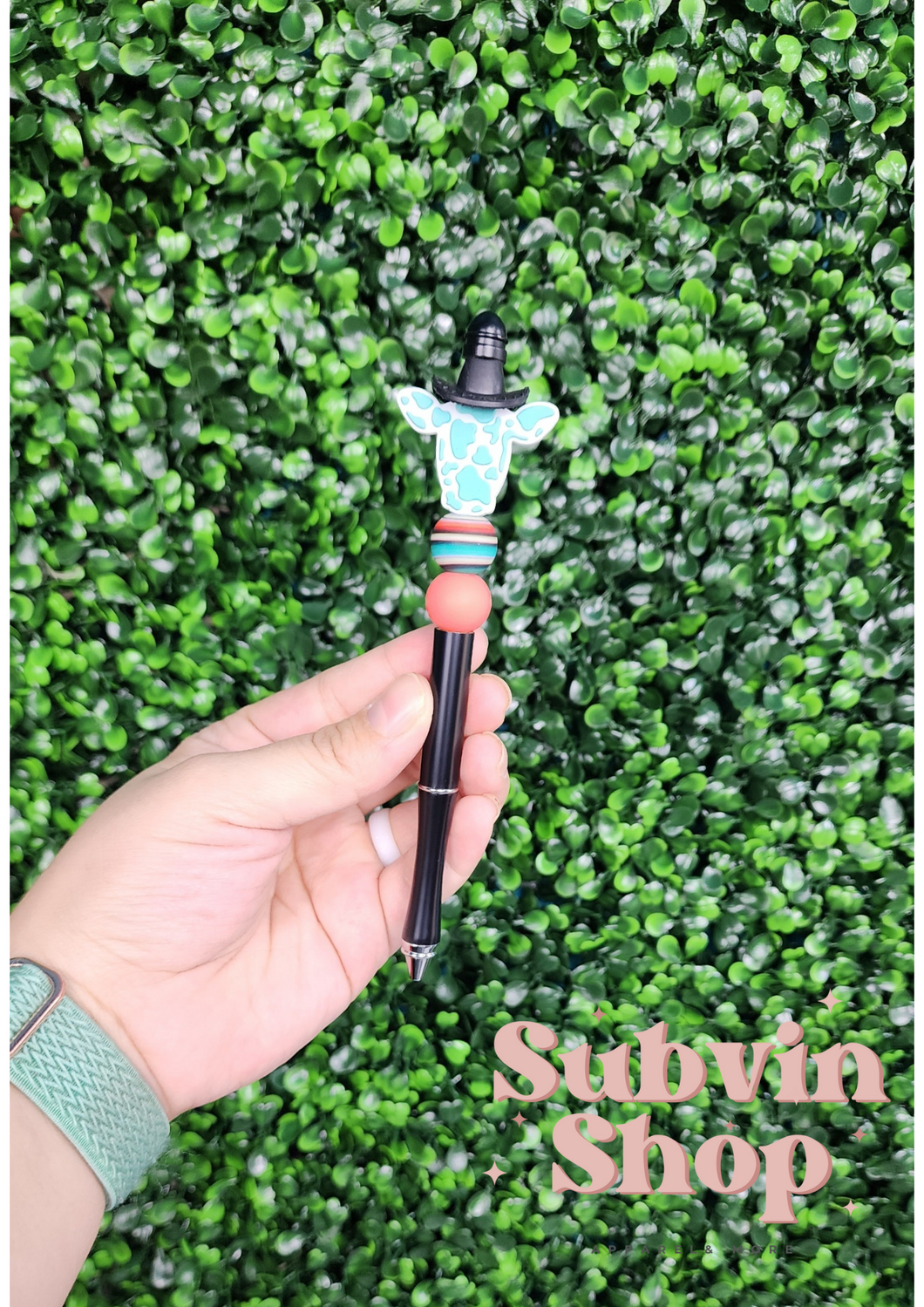 Cow Head Serape Pen