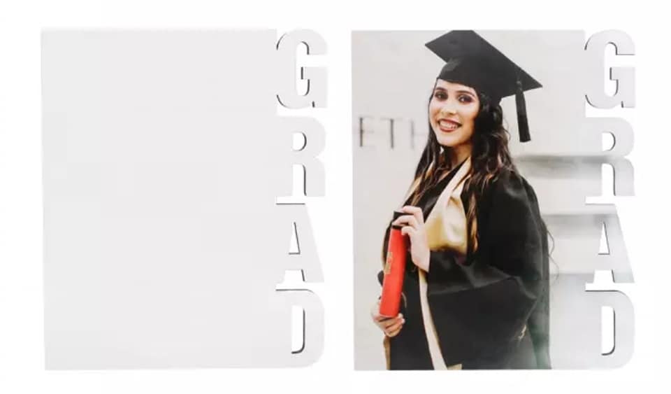 MDF Grad Photo Stand