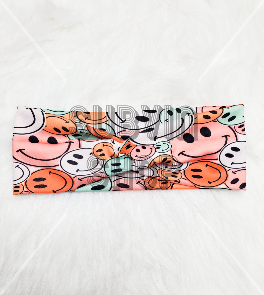 Smiley Face Headband